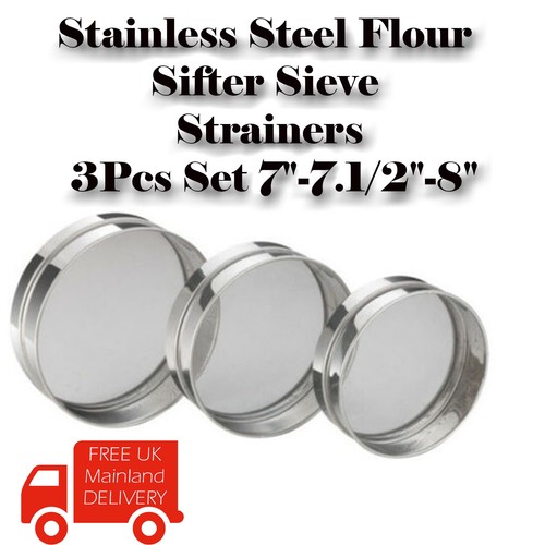 3pc stainless steel flour - 3pc,