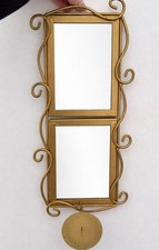 Vintage Gold Finish Metal Wall