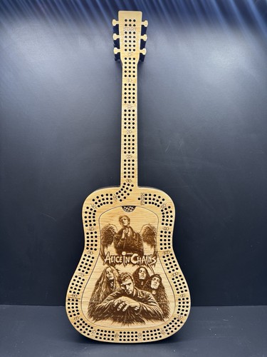 Alice chains guitar shaped - alice, guitar-shaped