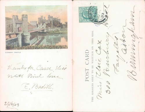 Conway castle conwy 1903 - conway,