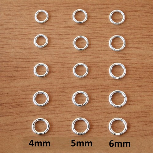 Jump rings 925 solid - 10,