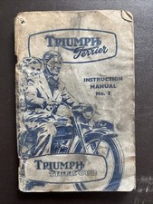ORIG 1955 TRIUMPH MOTORCYCLE