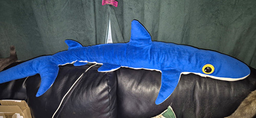 Blue white shark - blue, &
