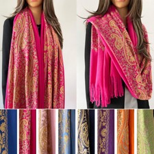 Ladies Long Paisley Scarf