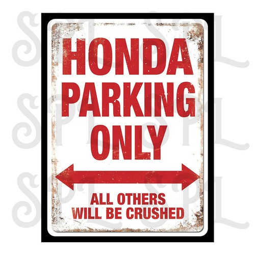Honda parking retro - parking,