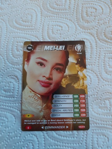 007 spy cards commander series - 007,