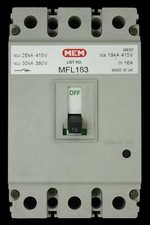 MEM 16 AMP 25kA TRIPLE POLE