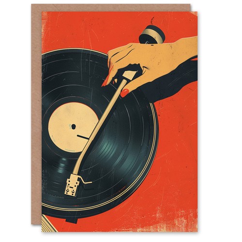 Birthday card pulp retro hifi - pulp,