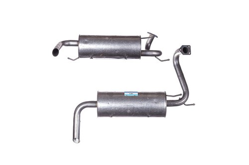 Exhaust silencer tail - silencer, for
