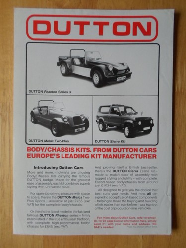 Dutton phaeton melos - dutton, &