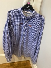 Orvis Blue & White  Check Long