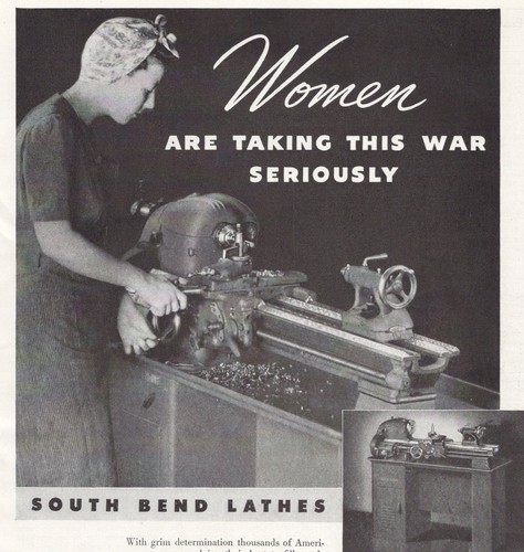 South bend lathes vintage - bend, 1943