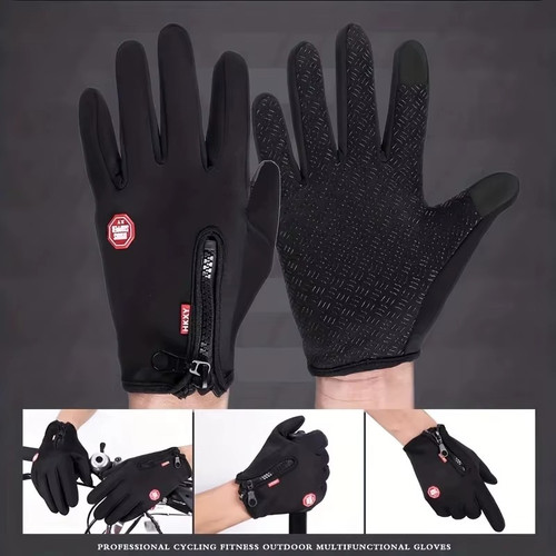 Winter warm gloves windproof - winter,