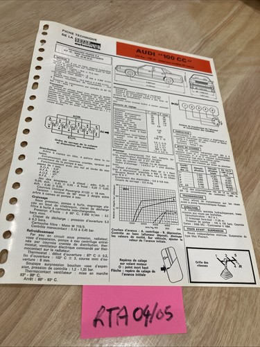 Automobile technical sheet - technical,