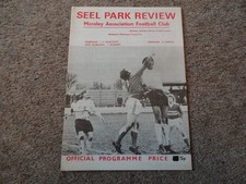 Mossley V Witton Albion 76/77 North West Floodlit League Final Programme.