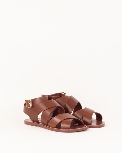 Sessun all leather - sessun, brown