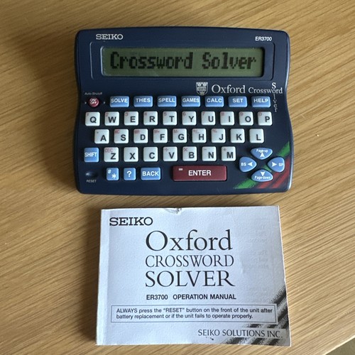 Seiko oxford crossword solver - oxford,