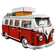 Creator Expert Volkswagen T1 Camper Van VW VDUB Red Building Kit Retired Set 