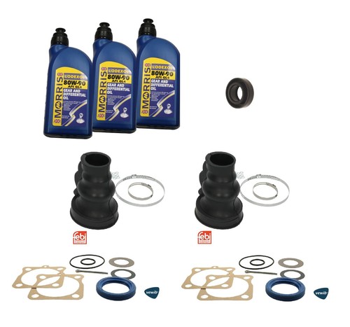 Swing axle gearbox oil change - axle,