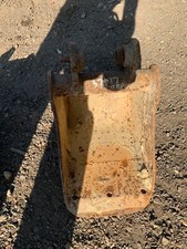 30cm/ 12"  toothless excavator bucket 30mm pins..approx 2 ton .  £120+VAT