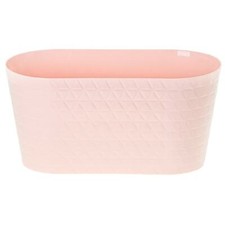 Flower pot Oval Plastic plant pot Herb Box Windowsill Orchid planter Diamond