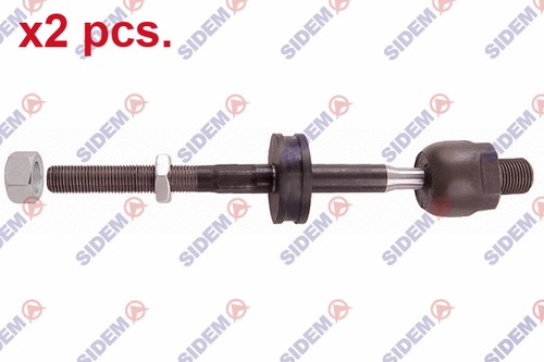 Pcs front tie rod end - front, set