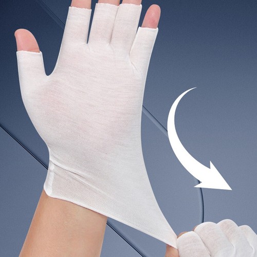 Pairs white cotton gloves - white,