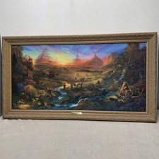 Tom DuBois "THE COMMISSION" CANVAS Framed Noah’s Ark Art Proof Authenticity Cert