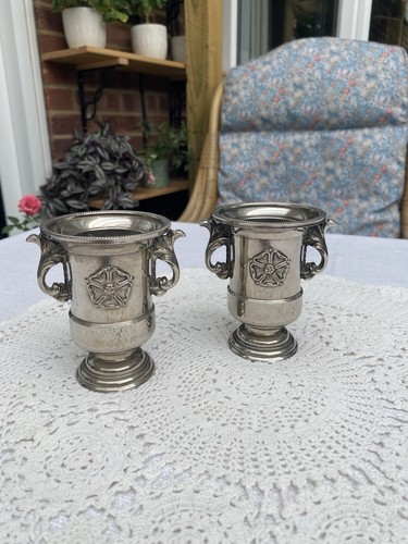 Pair vintage silver - vintage, plated