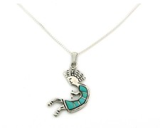 Navajo Kokopelli Necklace
