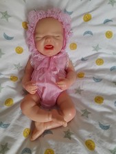 Abenduot 13 inch Maria Newborn girl baby doll full boby Platinum Silicone 2.4lbs