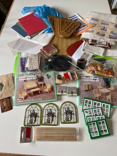 Dolls house furniture - dolls,