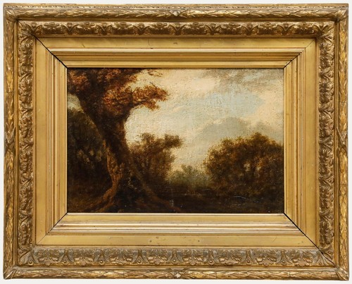 Framed 18th century oil - framed,