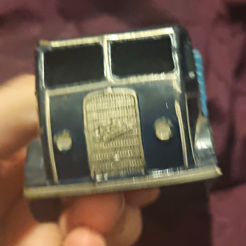 Blue black diecast metal - metal, &