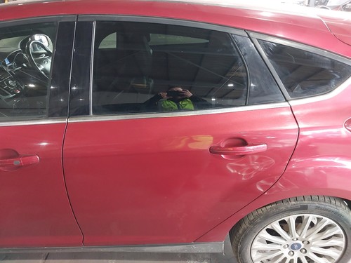Rear passenger door - rear, red