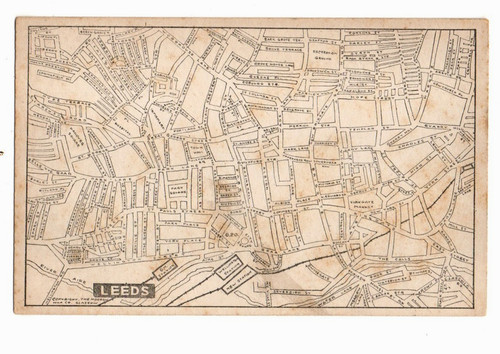 Yorkshire leeds map - yorkshire., leeds.