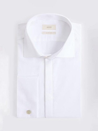 Moss slim fit white concealed - slim,