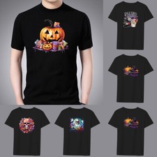 Unisex Halloween DeSign T Shirt Men Spooky BOO Tops Scary Costume Boy's T shirt