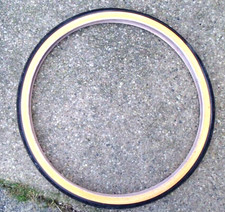 26 X 1.75 AMBER WALL SLICK MOUNTAIN BIKE TYRE BY DELI RARE RRP £29.95