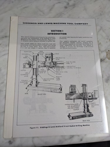 Giddings lewis tool - giddings, operator