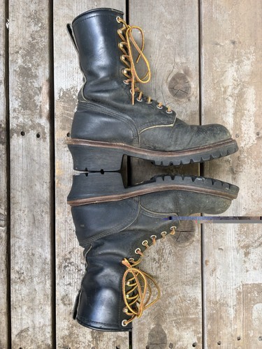 Vintage red wing boots - red,