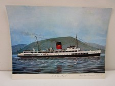 T.S. Queen Mary 11 Clyde Steamer Print