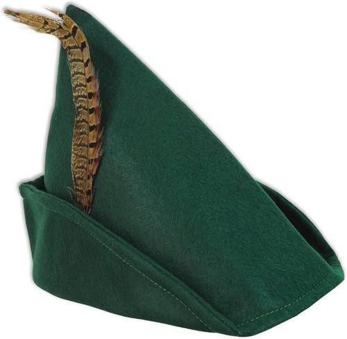 60342 felt robin hood - hat,, one