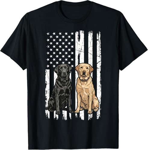 Labrador retriever usa flag - labrador,