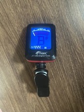 Tiger Clip-On Chromatic Guitar Tuner Electric, Acoustic, Bass, Ukulele