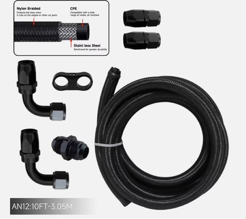 10ft an12 nylon stainless - 10ft,