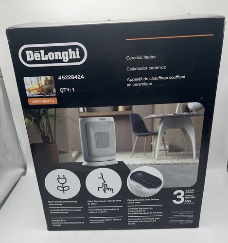 Delonghi ceramic heater 1500w - ceramic,