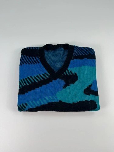 Adidas vintage blue black - vintage,