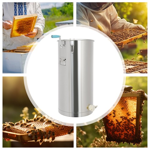 Metal manual honey spinner - metal,