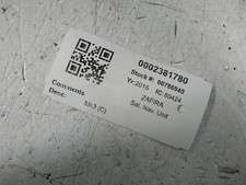 VAUXHALL ZAFIRA 2012-2019 Sat